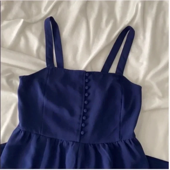 Madewell Smocked Button-Front Crop Jumpsuit - Picture 7 of 11